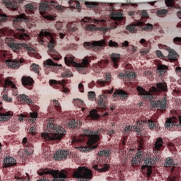 Classic Editions Ladies Fooler Top Burgundy Pink Black Size XL - Picture 6 of 11